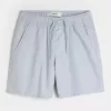 Above-the-Knee Linen-Blend Shorts