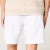 Above-the-Knee Linen-Blend Shorts Above-the-Knee Linen-Blend Shorts