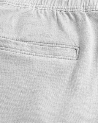 Above-the-Knee Linen-Blend Shorts