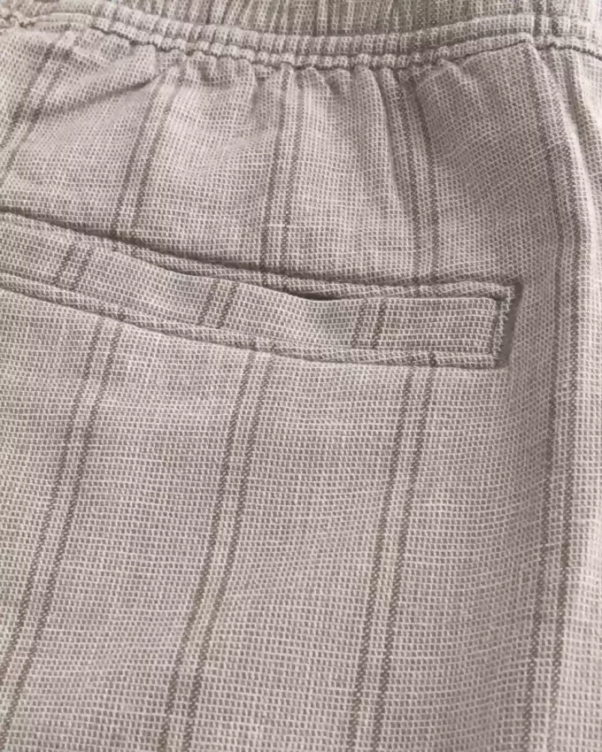 Above-the-Knee Linen-Blend Shorts