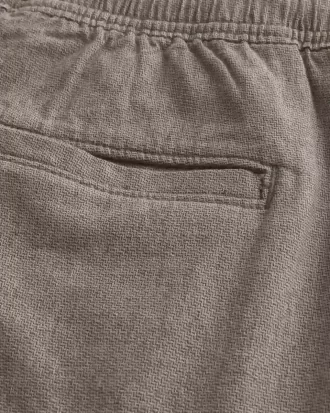 Above-the-Knee Linen-Blend Shorts