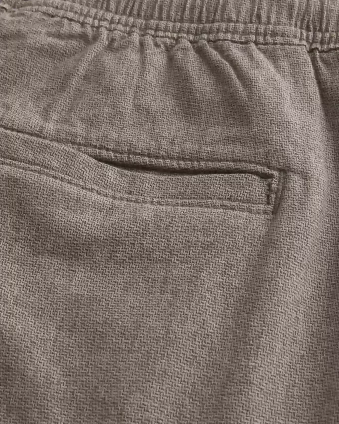 Above-the-Knee Linen-Blend Shorts