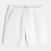 Above-the-Knee Linen-Blend Shorts Above-the-Knee Linen-Blend Shorts