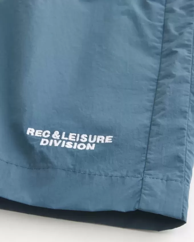 Above-the-Knee Nylon Track Shorts