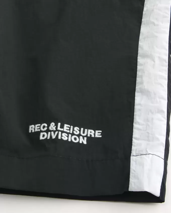 Above-the-Knee Nylon Track Shorts