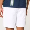 Above-the-Knee Seersucker Shorts