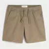 Above-the-Knee Twill Pull-On Shorts Above-the-Knee Twill Pull-On Shorts