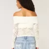 All-Over Lace Off-the-Shoulder Top All-Over Lace Off-the-Shoulder Top