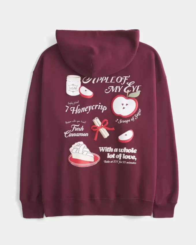 Apple Graphic Hoodie Apple Graphic Hoodie