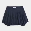 Asymmetrical Hem Tiered Mini Skort