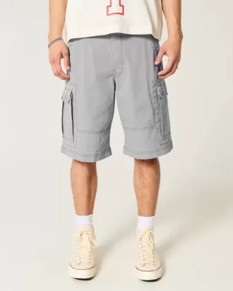At-the-Knee Baggy Cargo Shorts