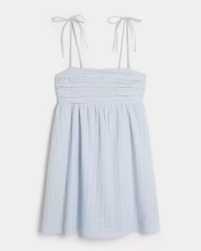 Babydoll Tie-Strap Mini Dress Babydoll Tie-Strap Mini Dress