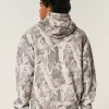 Baggy Cinch Camo Hoodie