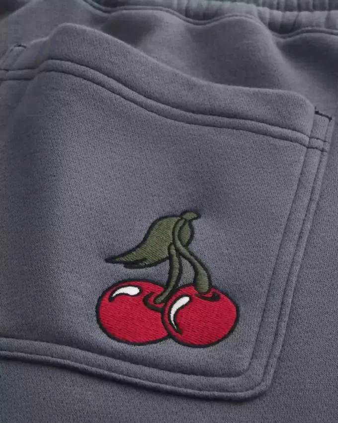 Baggy Cinch Cherry Graphic Sweatpants