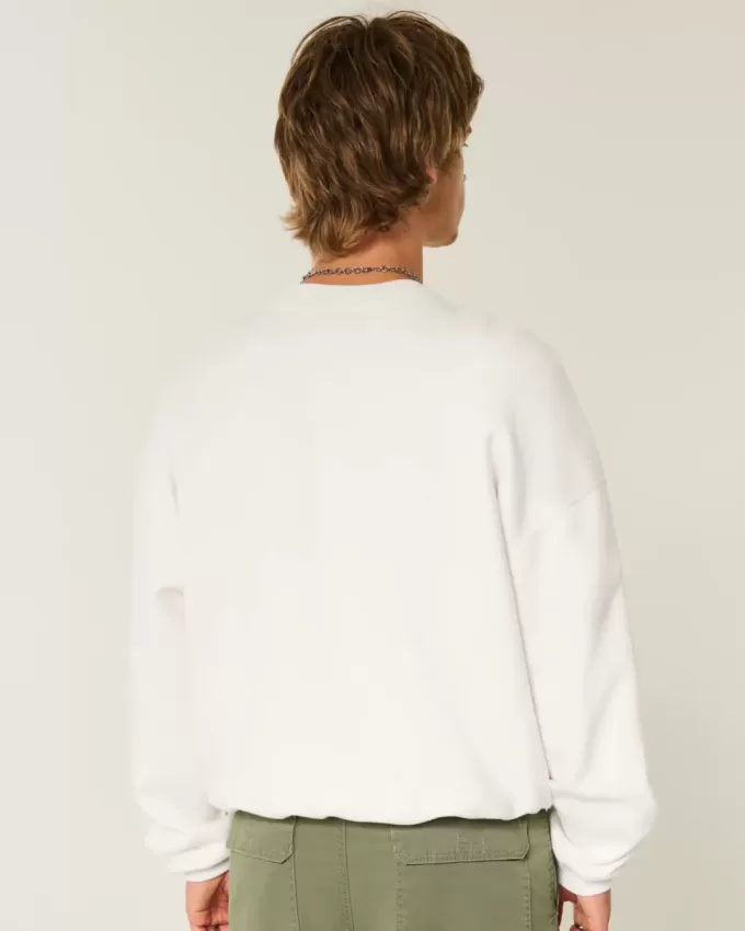 Baggy Cinch Malibu Graphic Crew Sweatshirt