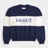 Baggy Cinch Maui Graphic Crew Sweatshirt