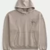 Baggy Cinch Spider Graphic Hoodie