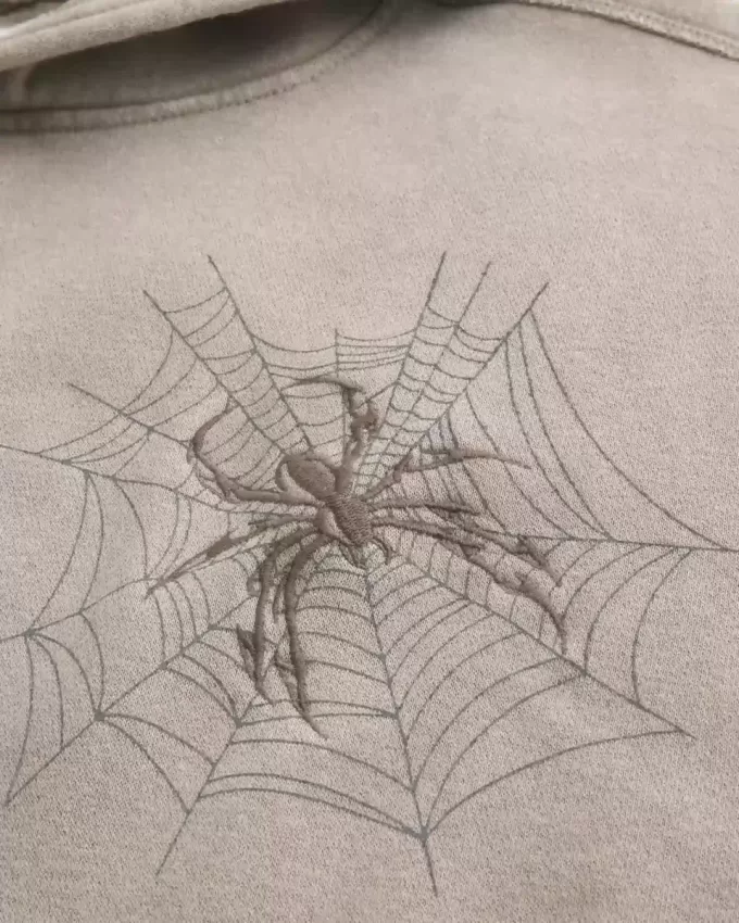 Baggy Cinch Spider Graphic Hoodie
