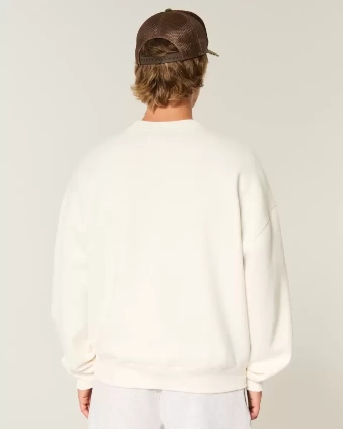 Baggy Cinch Tom and Jerry Graphic Crew Sweatshirt