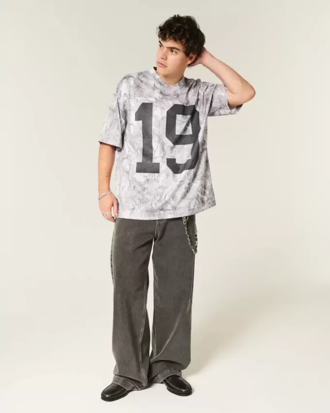 Baggy Graphic Camo Jersey Baggy Graphic Camo Jersey