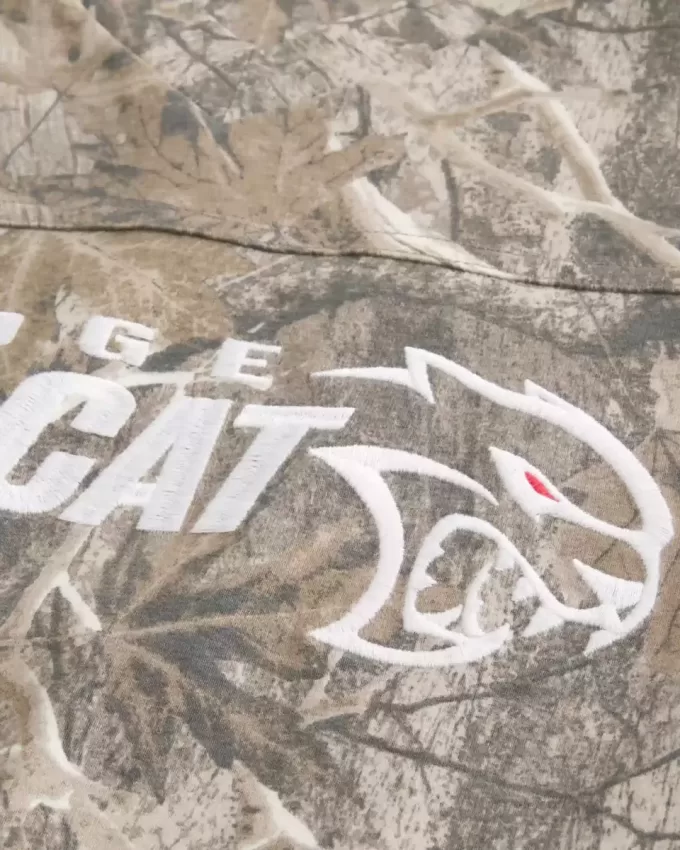 Baggy Heavyweight Crop Dodge Graphic Camo Tee