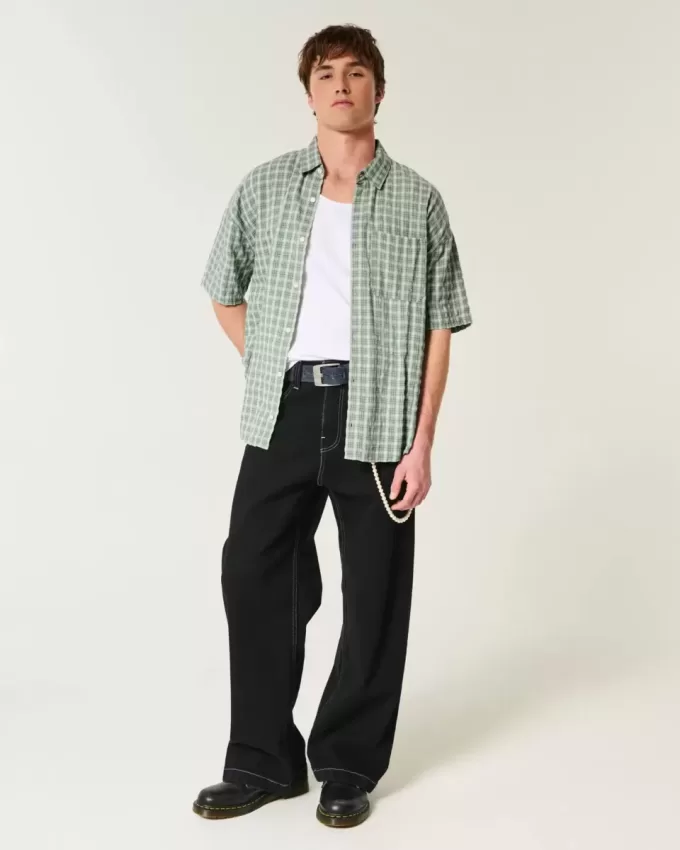 Baggy Short-Sleeve Shirt