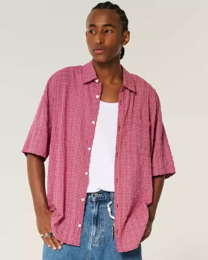 Baggy Short-Sleeve Shirt