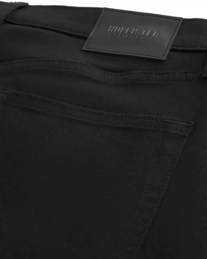 Black No Fade Athletic Skinny Jeans