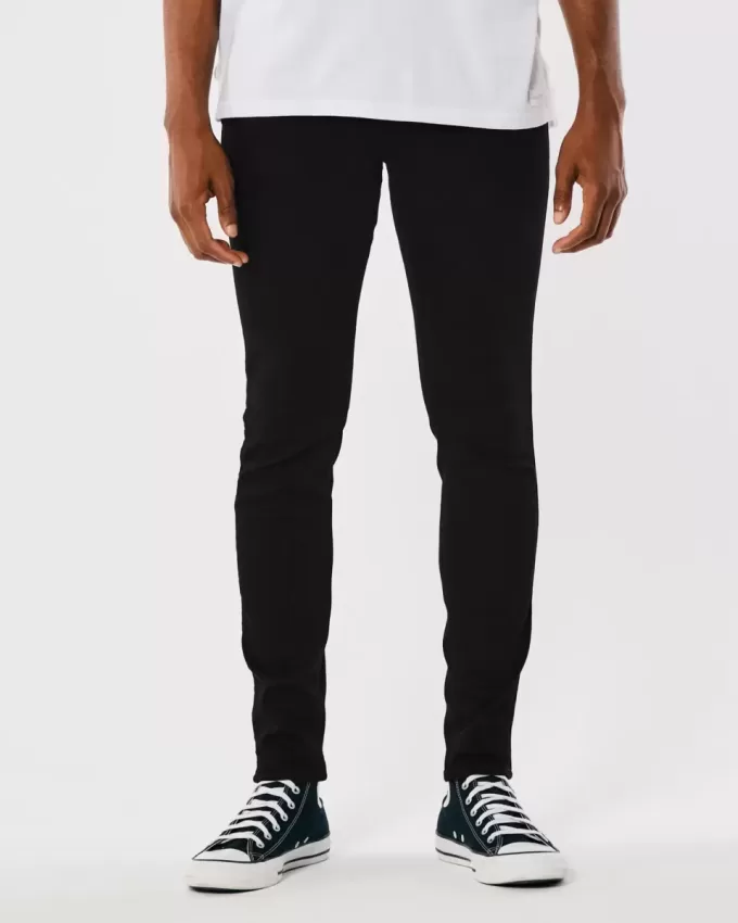 Black No Fade Super Skinny Jeans