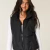 Bow Pattern Puffer Vest