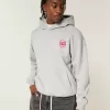 Boxy Arsenal FC Graphic Hoodie