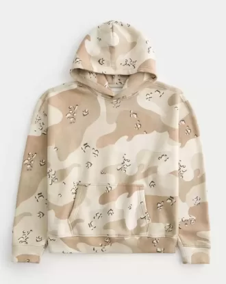 Boxy Camo Hoodie