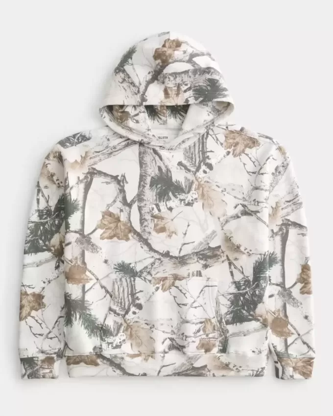 Boxy Camo Hoodie