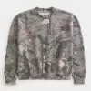 Boxy Camo Logo Crew Sweatshirt