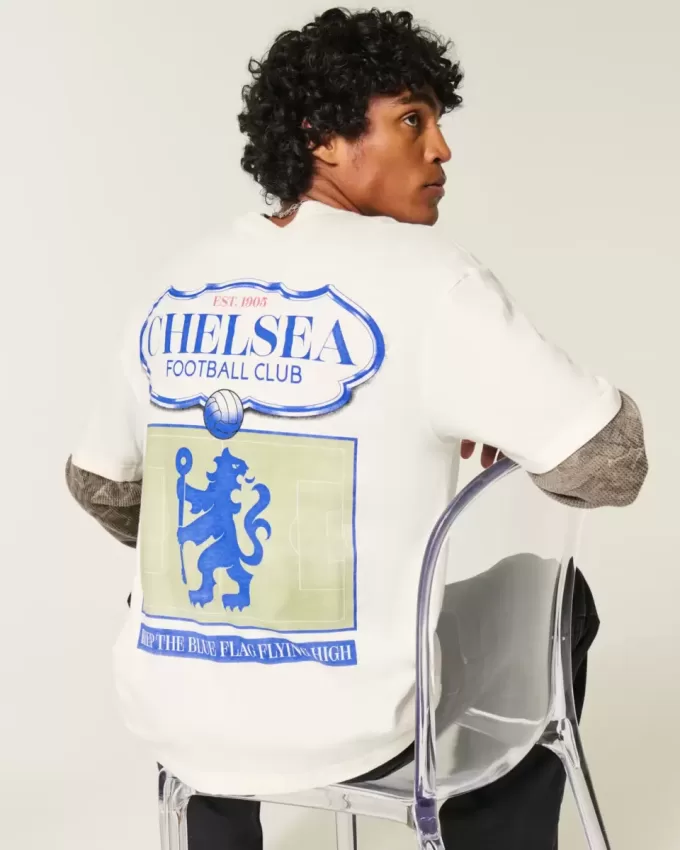 Boxy Chelsea FC Graphic Tee