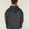 Boxy Contrast Stitch Hoodie