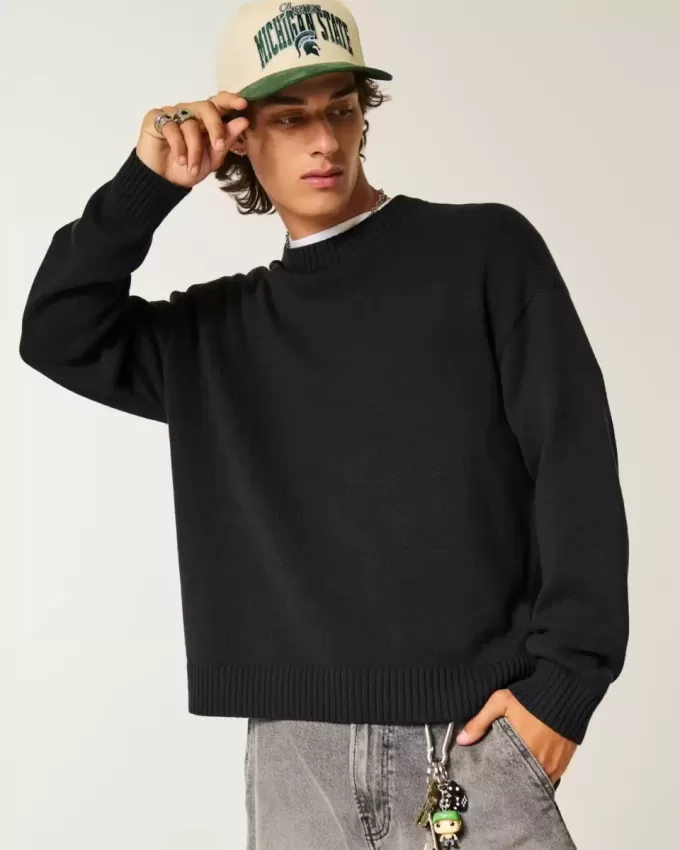 Boxy Crew Sweater