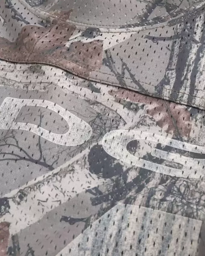 Boxy Crop Camo Dodge Graphic Jersey