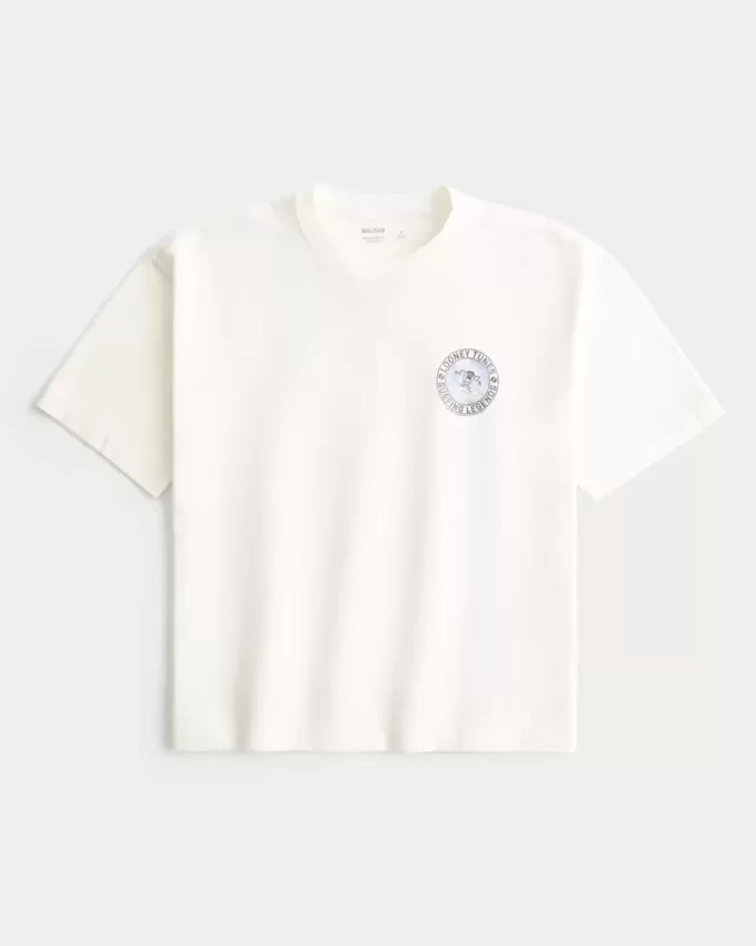 Boxy Crop Looney Tunes Taz Graphic Tee Boxy Crop Looney Tunes Taz Graphic Tee