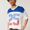 Boxy Crop Number Graphic Jersey Boxy Crop Number Graphic Jersey