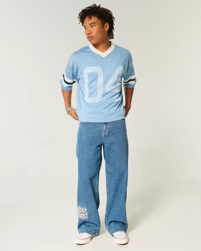 Boxy Crop Number Graphic Jersey Boxy Crop Number Graphic Jersey