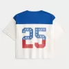Boxy Crop Number Graphic Jersey Boxy Crop Number Graphic Jersey