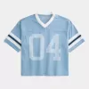 Boxy Crop Number Graphic Jersey Boxy Crop Number Graphic Jersey