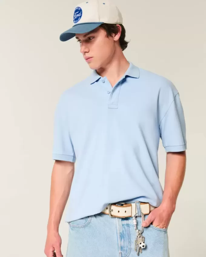 Boxy Crop Polo Boxy Crop Polo