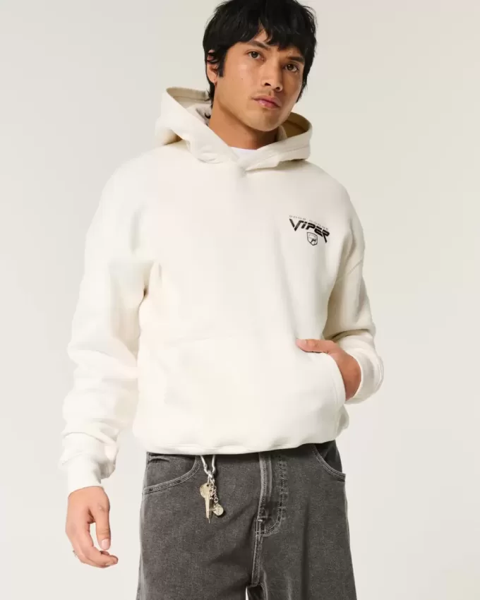 Boxy Dodge Viper Graphic Hoodie