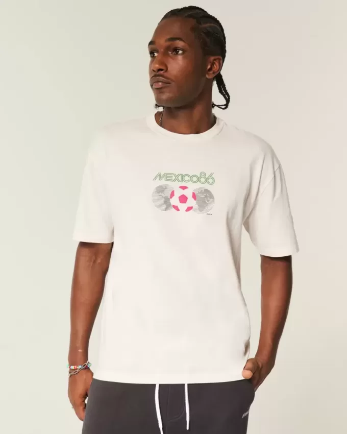 Boxy FIFA World Cup Mexico 1986 Graphic Tee