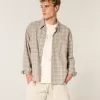 Boxy Flannel Shirt