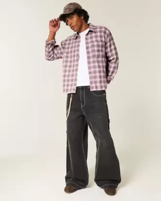 Boxy Flannel Shirt