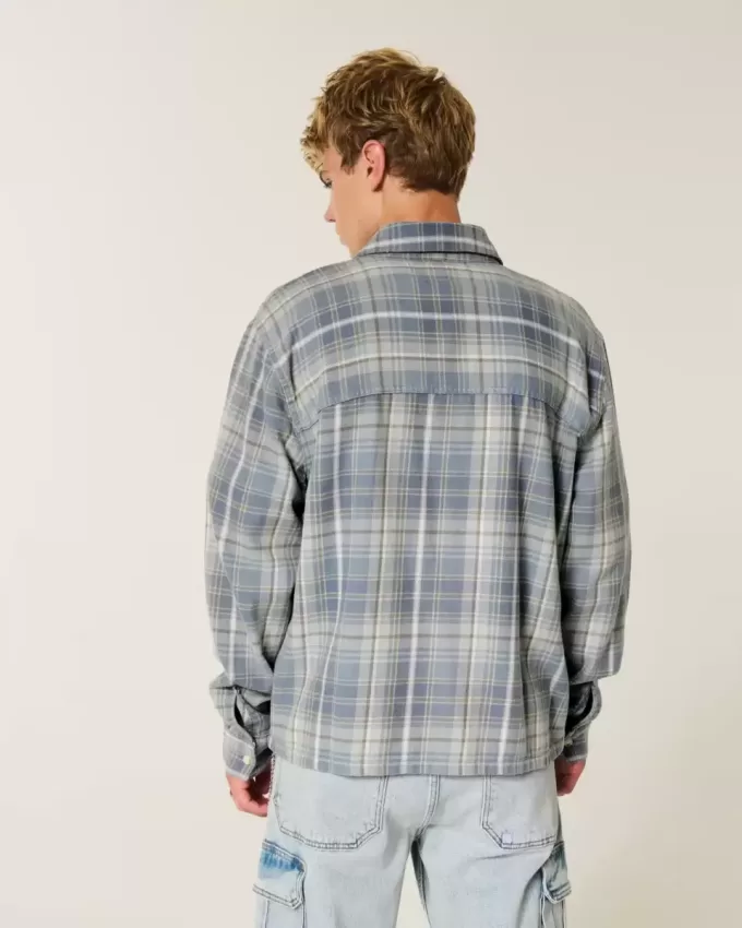 Boxy Flannel Shirt