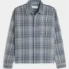 Boxy Flannel Shirt